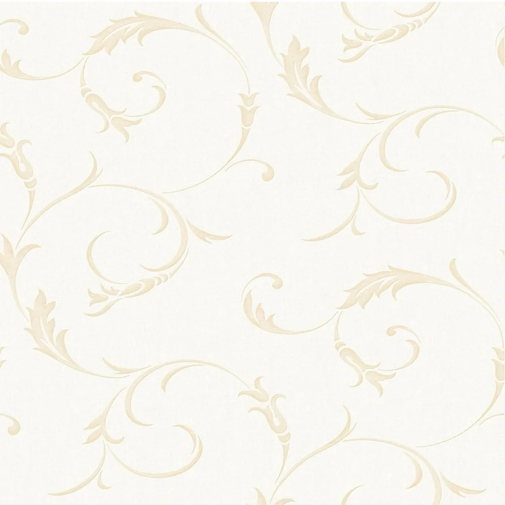 NWT* Graham & Brown 20-727 Athena‎ Wallpaper, White/Gold